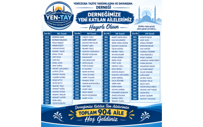 904 Aile Derneğimize katıldı